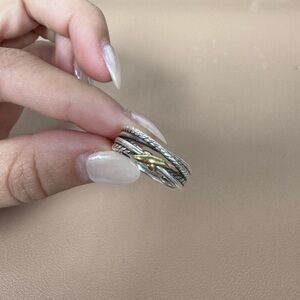 David Yurman X Cross Over Ring